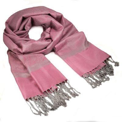 Classic cashmere scarf - pink