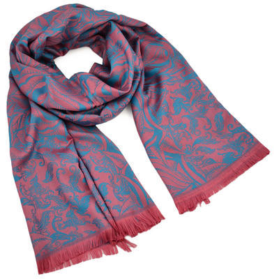 Classic cashmere scarf 69cz002-32 - turquoise - 1