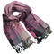 Classic warm scarf - grey and pink - 1/2