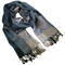 Classic warm scarf - grey and blue - 1/2