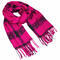 Classic winter scarf - fuchsia pink - 1/2