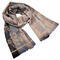 Classic warm double-sided scarf - grey and beige - 1/3