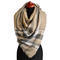 Blanket square scarf - beige - 1/2