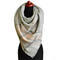 Blanket square scarf - light grey - 1/2