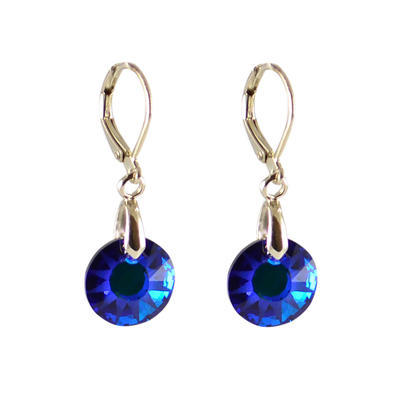 De-Art Aqua earrings made with SWAROVSKI ELEMENTS