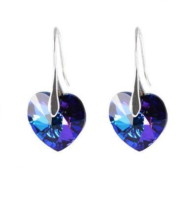 Xilion Crystal BERMUDA BLUE earrings made with SWAROVSKI ELEMENTS