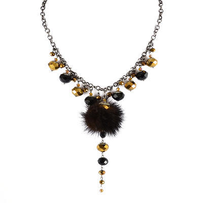 Angelina necklace - black - 1