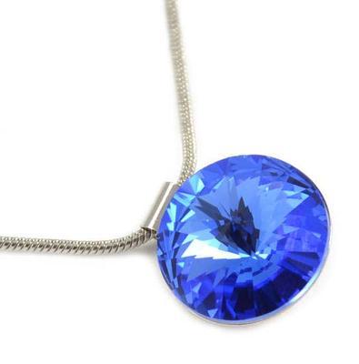 Rivoli Sapphire pendant made with SWAROVSKI ELEMENTS