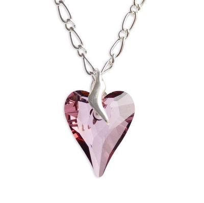 Wild Heart Antiqupink pendant made with SWAROVSKI ELEMENTS