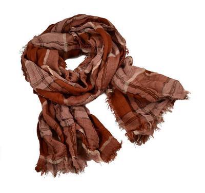 Classic scarf 69cu006-43 - light brown