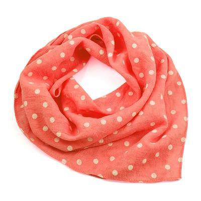 Cotton neckerchief 63sk003b-27.01 - pink - 1