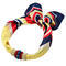 Jewelry scarf Stewardess - yellow and blue - 1/3