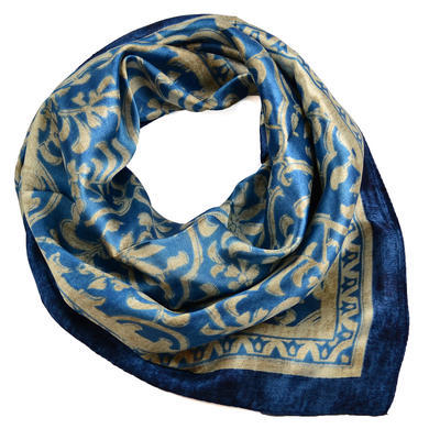Small neckerchief 63sk009-30.13 - blue - 1
