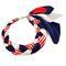 Jewelry scarf Florina - blue and red - 1/3