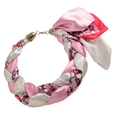 Šátek-náhrdelník Florina 299flo009-23.01a - růžový - 1