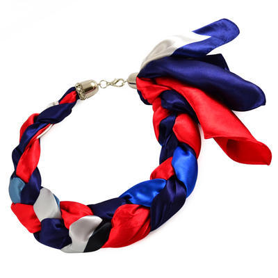 Šátek-náhrdelník Florina 299flo009-30.20a - modročervený - 1