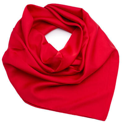 Square scarf - red