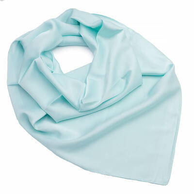 Square scarf - light blue