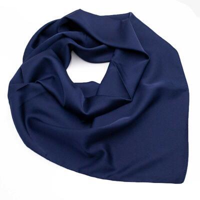 Square scarf - dark blue