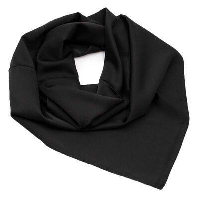 Square scarf - black