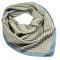Square scarf - grey and blue - 1/2