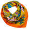 Square scarf- yellow and orange - 1/2