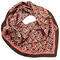 Square scarf - brown and pink - 1/2