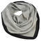 Square scarf- grey and black - 1/2