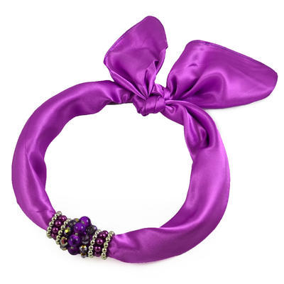 Jewelry scarf Stewardess - violet - 1
