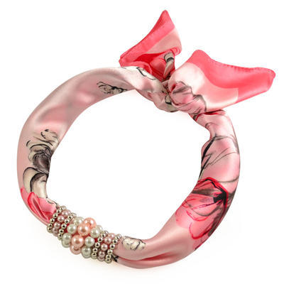 Jewelry scarf Stewardess - pink - 1