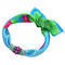 Jewelry scarf Stewardess - blue and green - 1/2