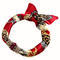 Jewelry scarf Stewardess - dark red - 1/2