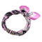 Jewelry scarf Stewardess - pink and black - 1/2