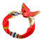 Jewelry scarf Stewardess - red and white - 1/2