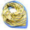 Small neckerchief 63sk004-01.20 - white and beige - 1/2