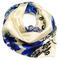 Small neckerchief - blue and white - 1/2