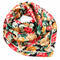 Small neckerchief - red and green - 1/2