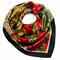 Small neckerchief - red and green - 1/2