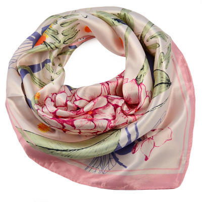Small neckerchief 63sk004-23.27 - pink - 1