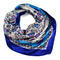 Small neckerchief 63sk004-30.01 - blue - 1/2