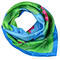 Small neckerchief - blue and green - 1/2