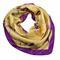 Small neckerchief 63sk005-14.35 - beige and violet - 1/2
