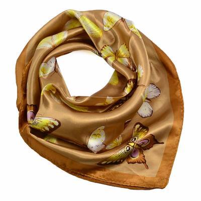 Small neckerchief 63sk005-43.13 - brown - 1