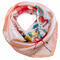 Small neckerchief - white and pink - 1/2