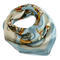 Small neckerchief 63sk009-01.31 - white and light blue - 1/2