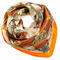 Small neckerchief - orange and beige - 1/2