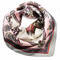 Small neckerchief - pink and grey - 1/2