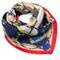 Small neckerchief - blue and red - 1/2