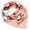 Small neckerchief - pink and white - 1/2