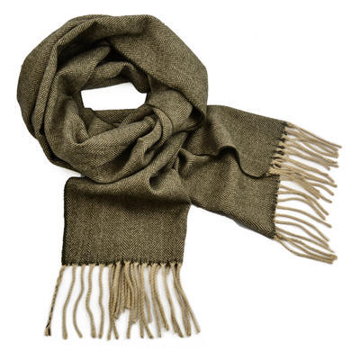 Classic warm scarf - brown - 1